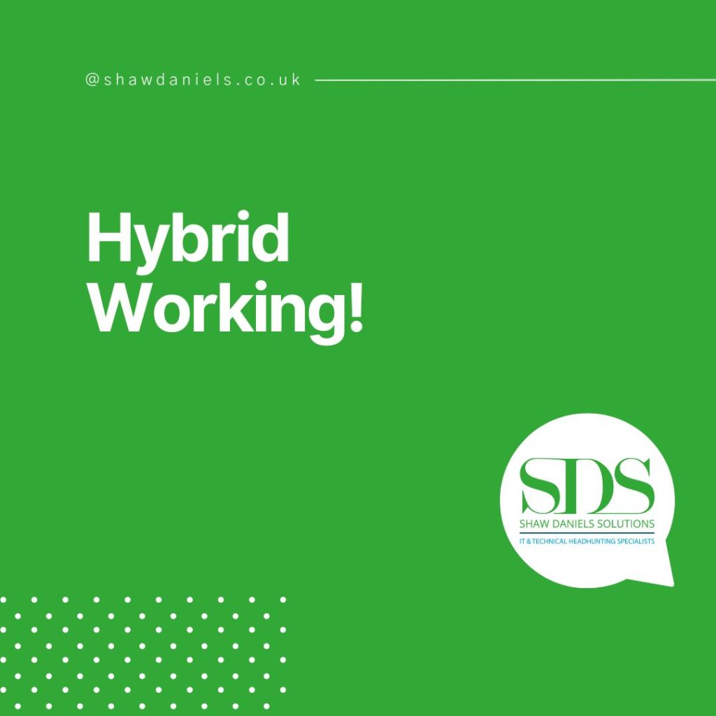 Working culture has changed, Hybrid Working has become increasing popular...